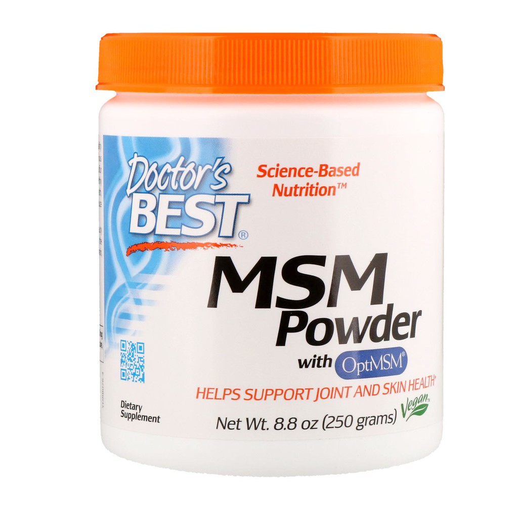 Doctor's Best, MSM Powder with OptiMSM, 250gr