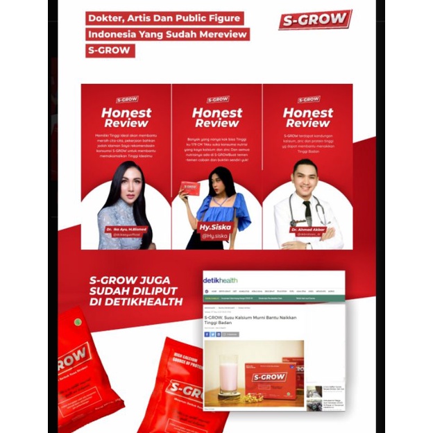 

S-GROW PENINGGI BADAN Original (Aman tanpa Efek Samping)
