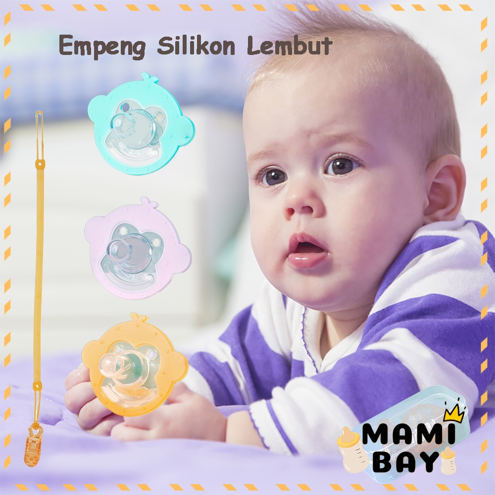 Mamibayi empeng bayi 0-3 tahun/kompeng bayi silikon lembut