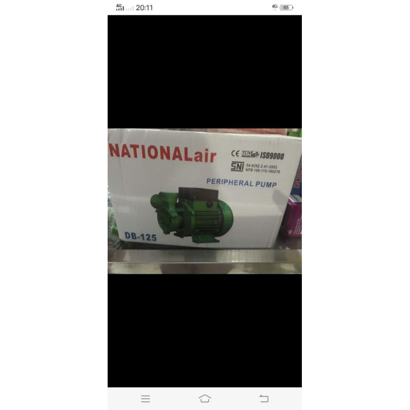 pompa air DAB national DB125
