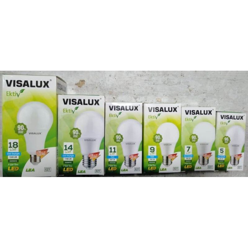 Bola Lampu Led Ektiv A-Bulb Visalux 5watt 7watt 9watt 11watt 14watt 18watt