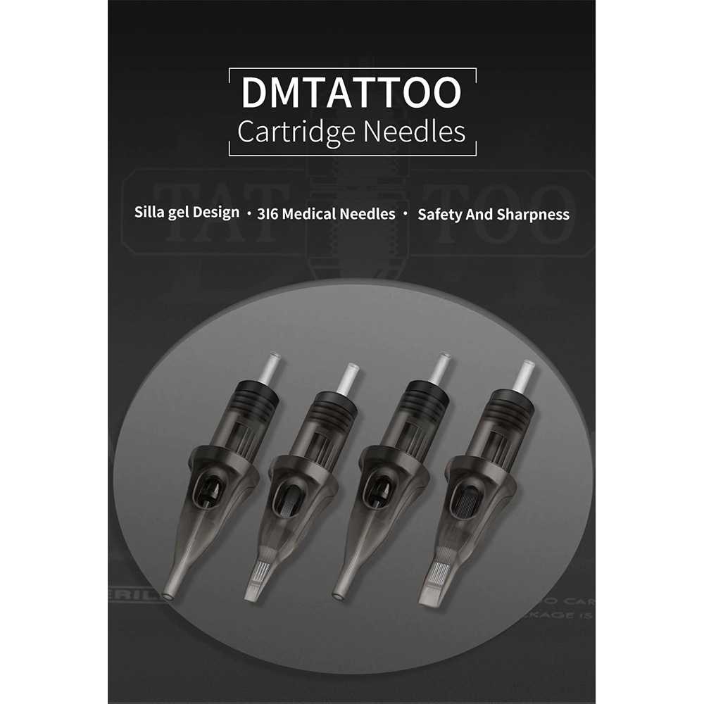 TD-REN DMTATTOO Jarum Tato Sekali Pakai Cartridge 0.35 mm 10 Pcs - 1207RL