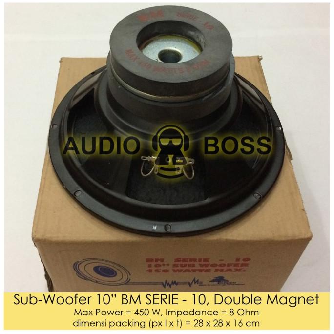Promo Speaker Subwoofer 10 Inch Bm Serie Model Bmb / 10" Bm Serie