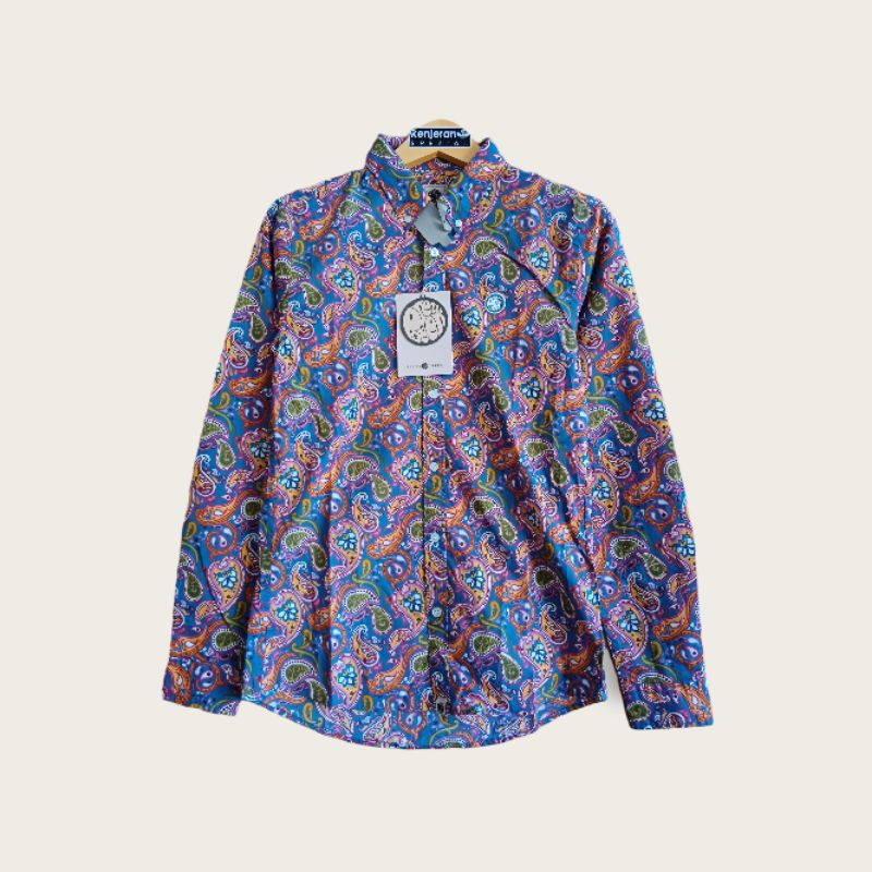 Pretty Green Paisley Buttondown