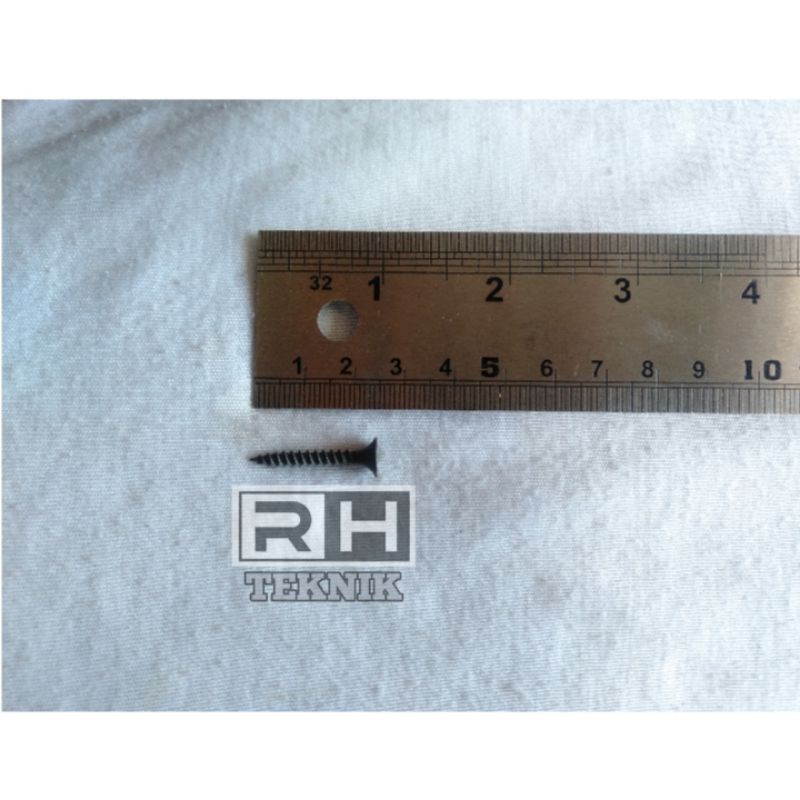 Skrup Drywall / Sekrup Gipsum / Skrup hitam-2.5cm