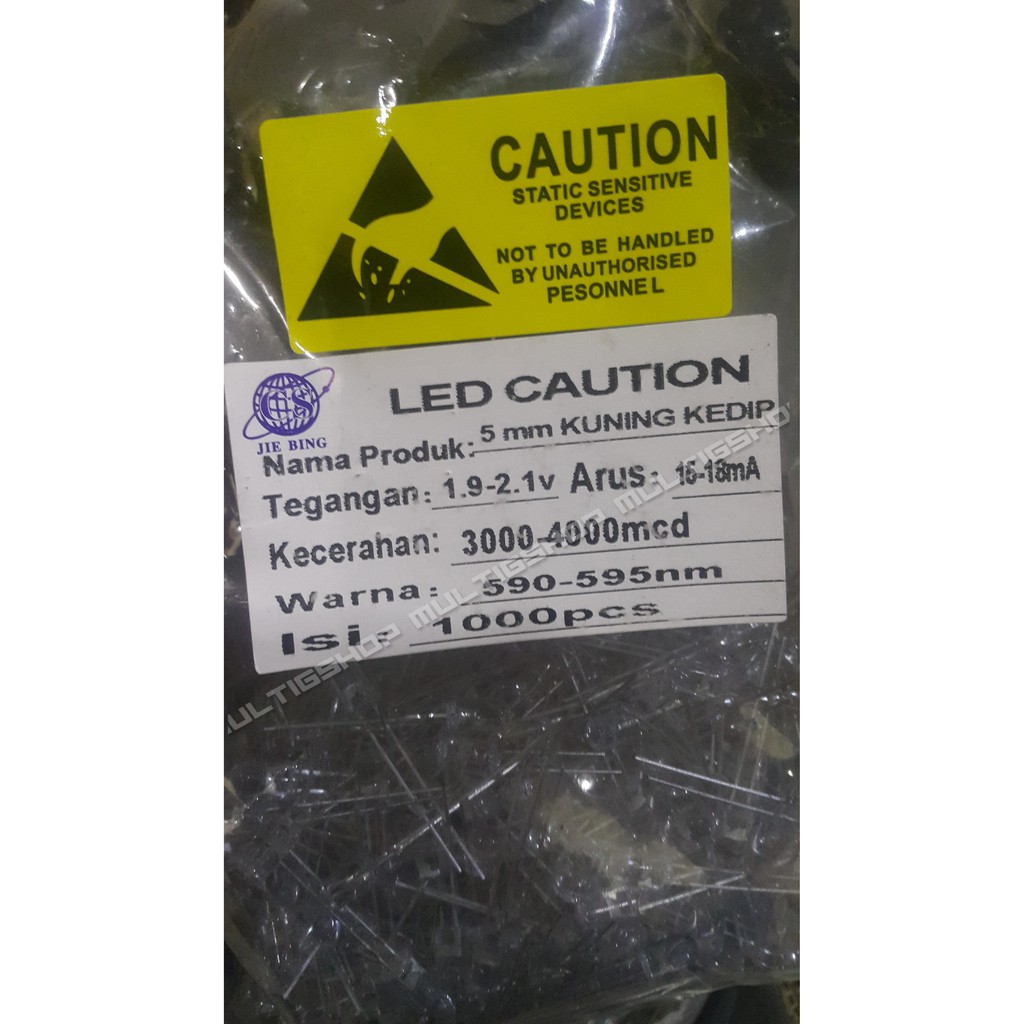 1000PCS LED 5MM KEDIP