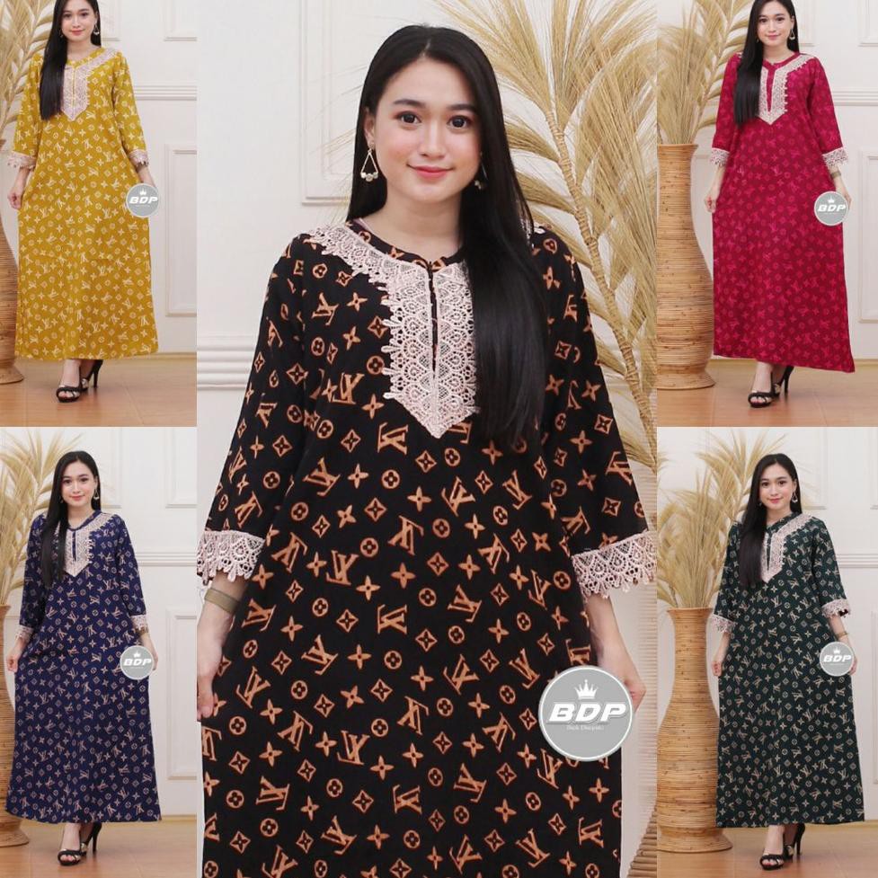 Berkua4litas|TERBARU|DASTER ARAB LENGAN PANJANG MOTIF|LONGDRESS ARAB|BAJU TIDUR LENGAN PANJANG |masa
