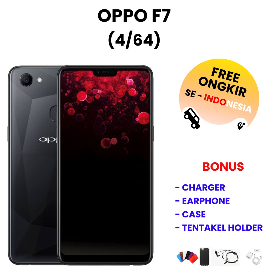 Oppo F7 RAM 4/6 | HP Bekas | Smartphone Bekas | Handphone