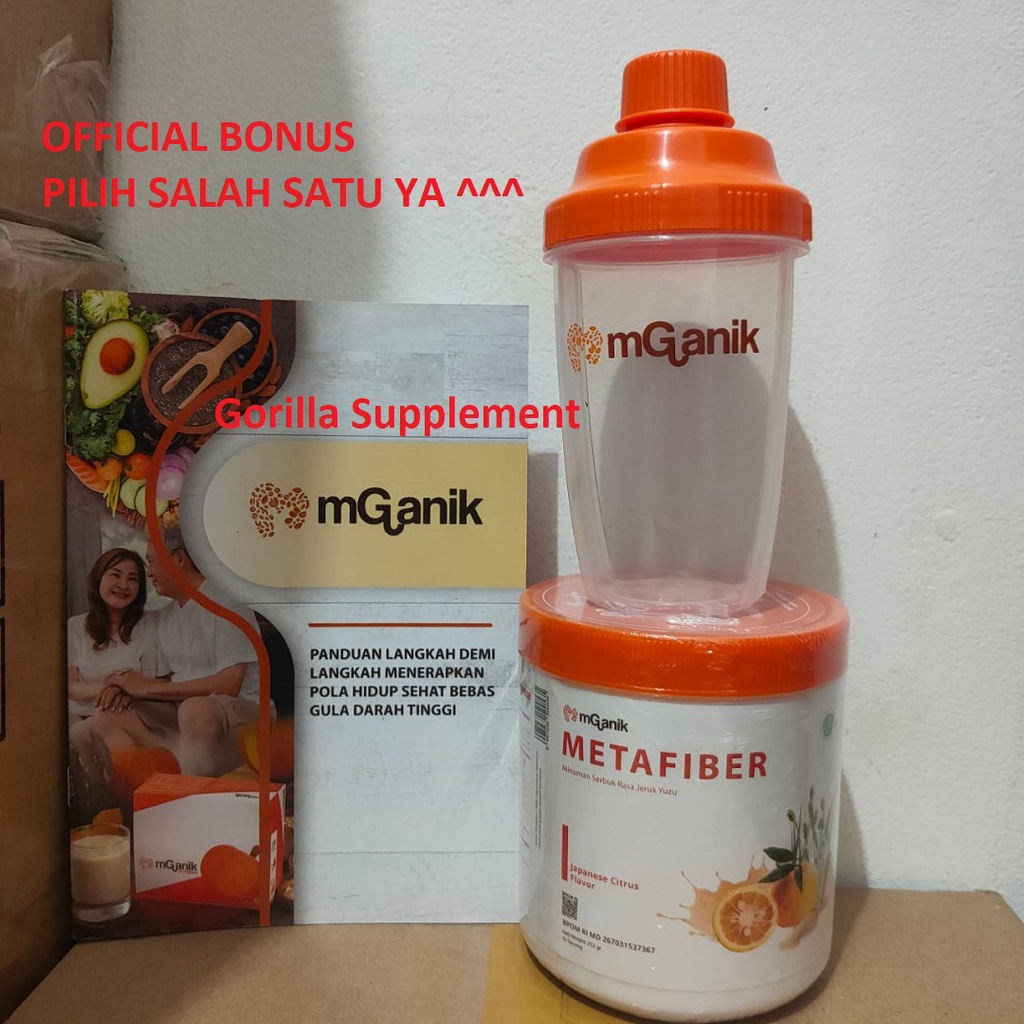 MGANIK METAFIBER 450 GRAM GR M GANIK META FIBER SUPLLEMEN DIABETES MULTIGRAIN