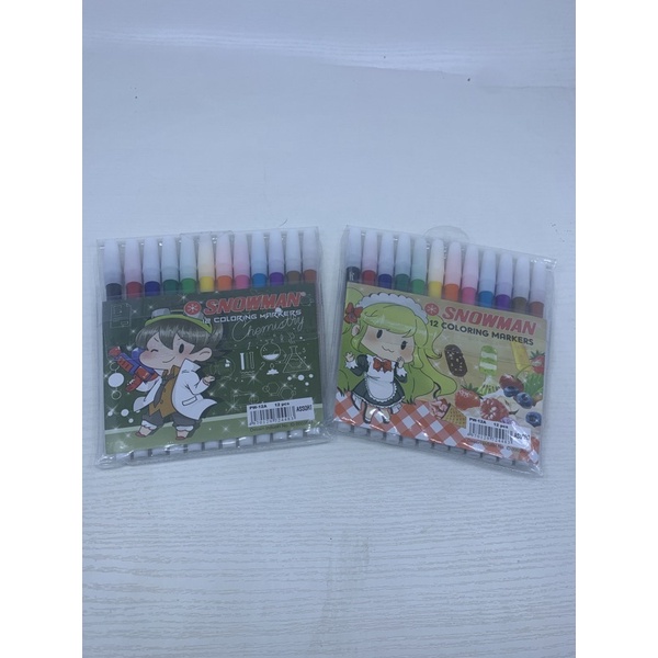 

Spidol Warna-warni Snowman isi 12
