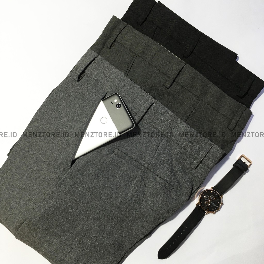 Celana Bahan Formal Pria Slimfit