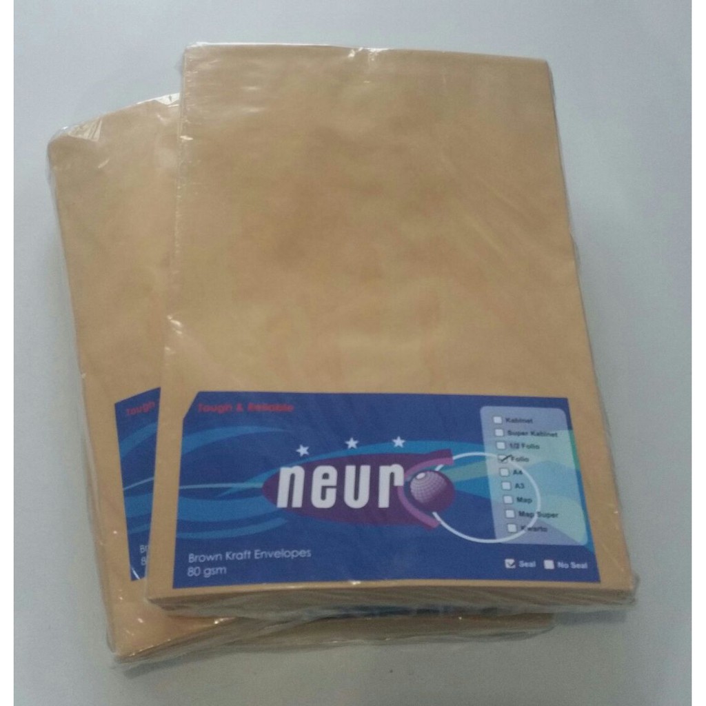 SPECIAL PROMO Amplop  Coklat  Ukuran  Folio Neuro Shopee 