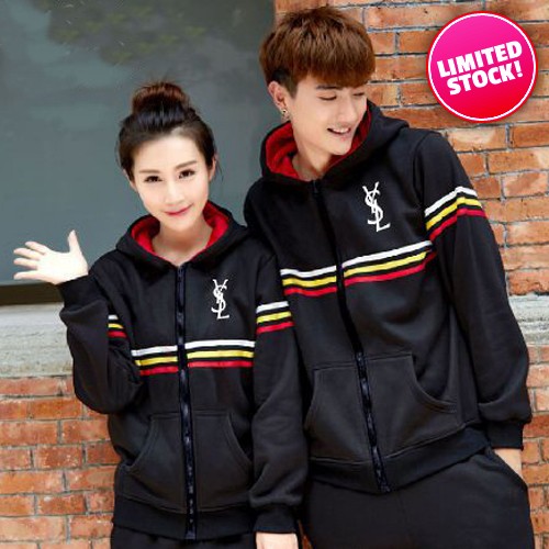 Ysl Hitam (Jaket Couple  Wanita)
