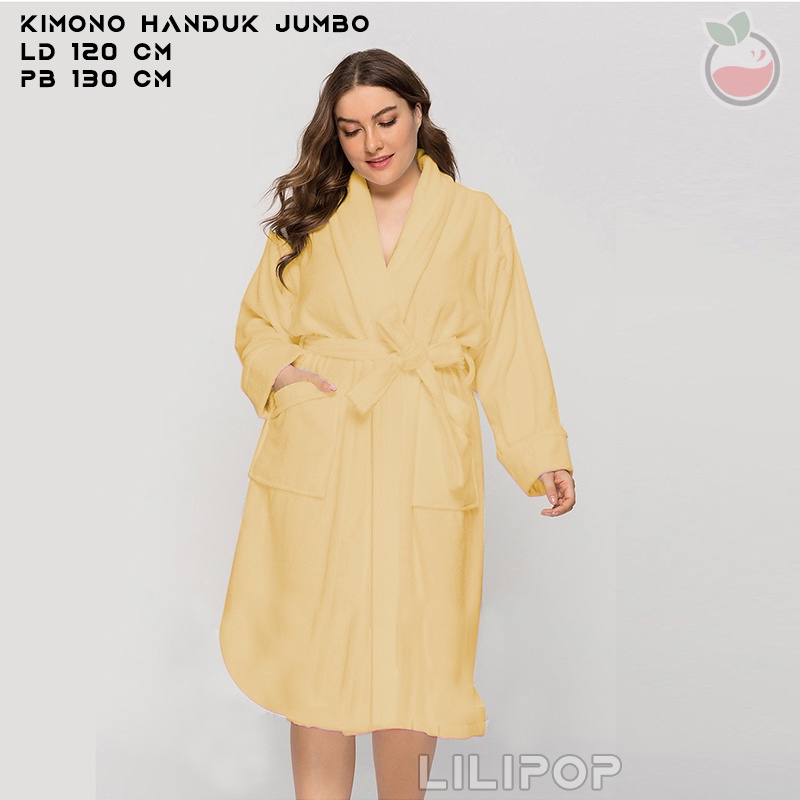 Lilipop Baju Handuk Kimono Jumbo XXL Wanita Dewasa Original Murah All size