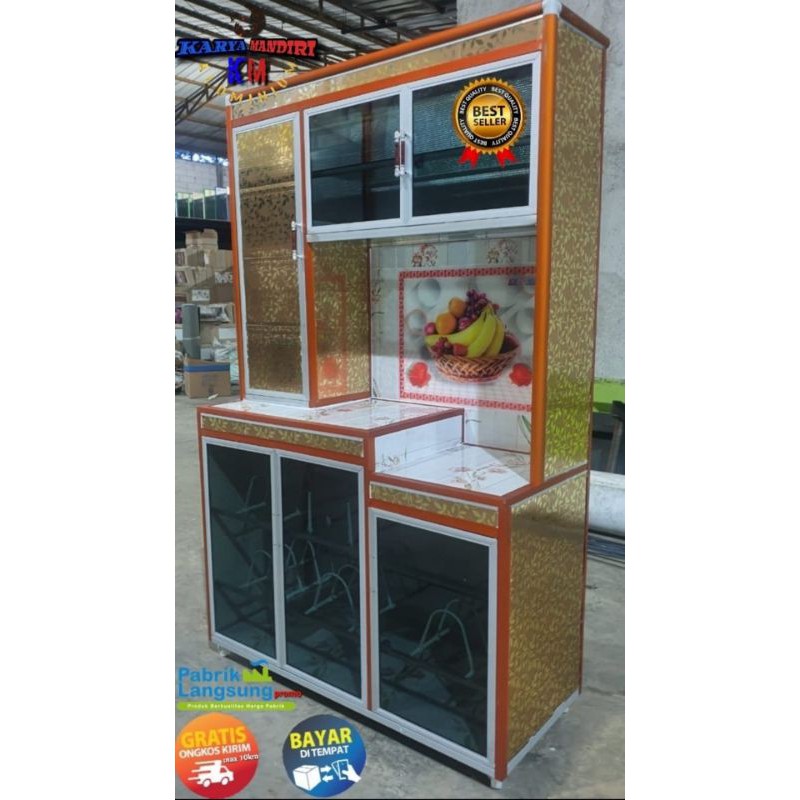 Rak piring / rak dapur / wastapel / 4pintu wastapel