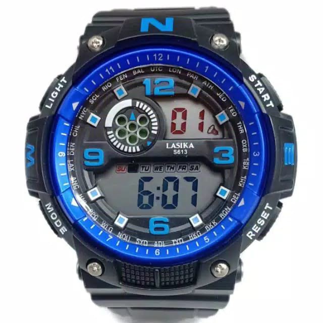 (COD) Jam Tangan Pria Sporty Anti Air Lasika Original  LSK-613