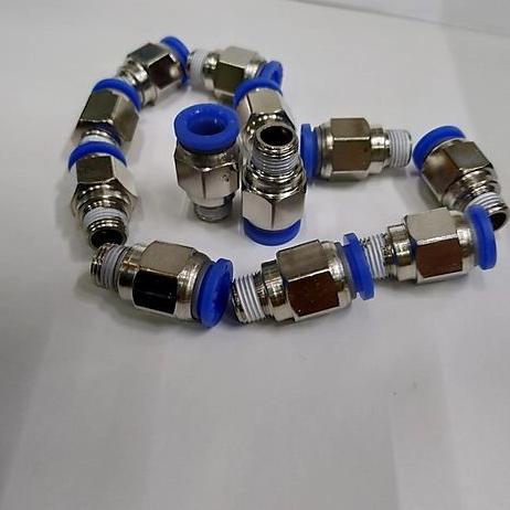 fiting selang pneumatic lurus / PC / mpc 4mm-m5.1/8.1/4.3/8 inch wtwi74 dijamin