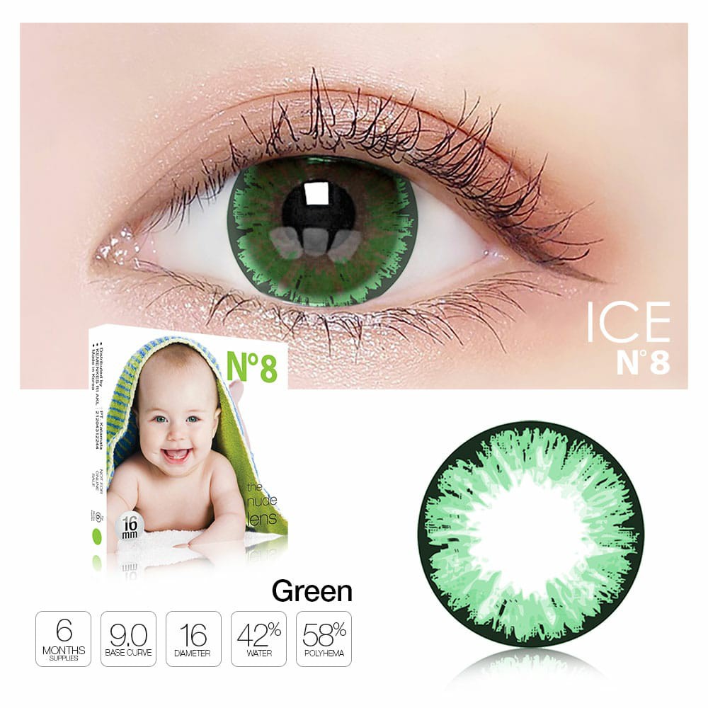 Softlens Diameter Besar 16 mm ICE N8