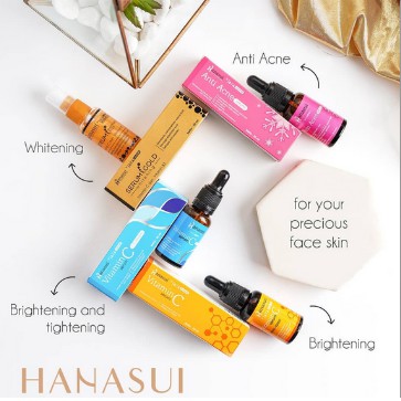 Jelita Cosmetic - Hanasui Serum Series | Vitamin C | Anti Acne | Retinol | Exfoliating | Whitening Gold