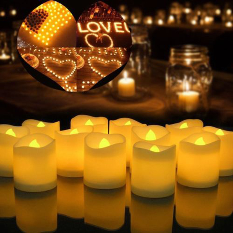 Flameless Candles / Electronic LED Candle Lamp / Fake Candle Wedding Party /  Battery Operated  Fake Candles Decorative Light