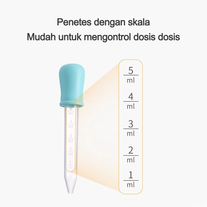 Pipet bayi/Penetes bayi 5ml/PIPET TETES OBAT BAYI ANAK UKURAN 5ML/PIPET TETES MINUM OBAT BAYI  L55