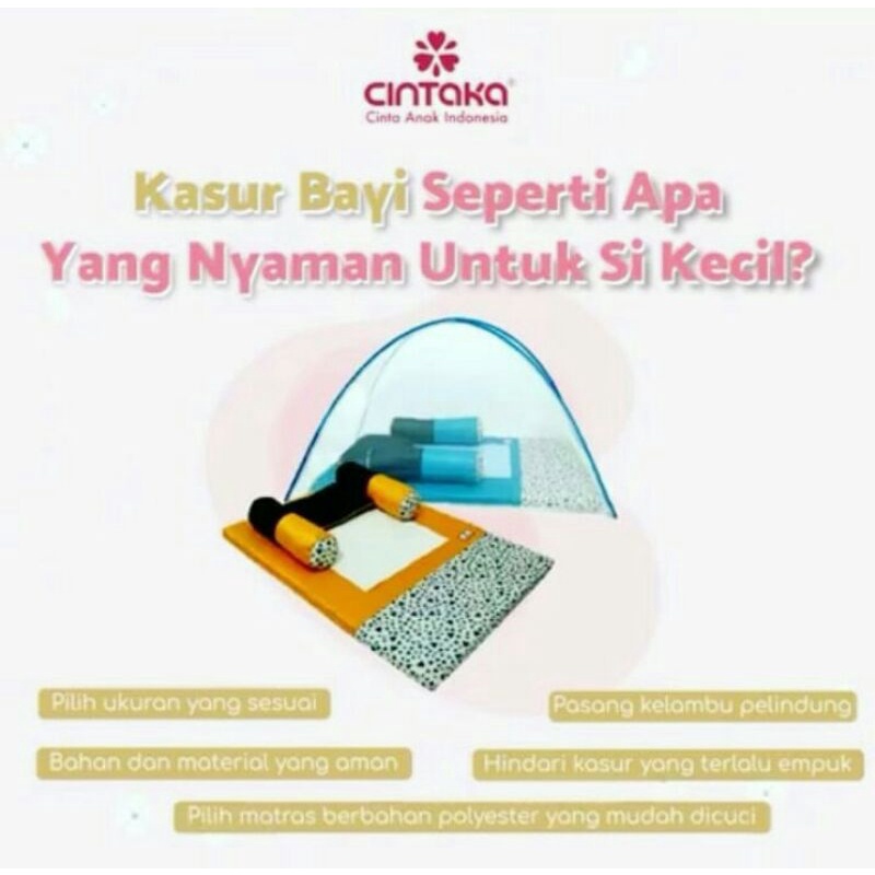 Kasur Bayi Cintaka + Kelambu terpisah