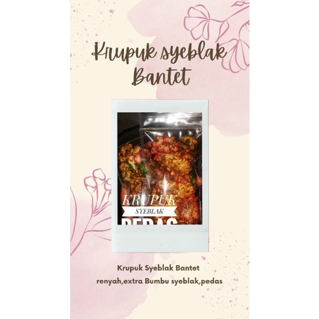 

KRUPUK SYEBLAK BANTET BINTANG