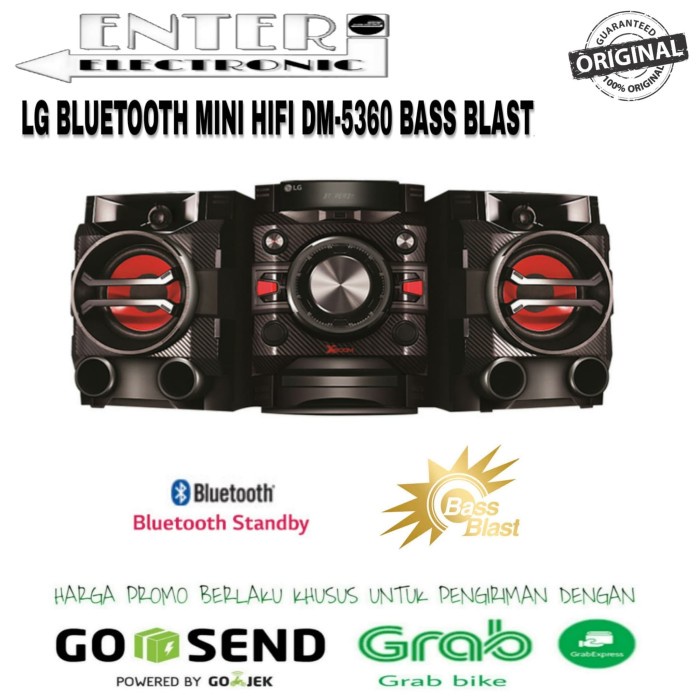 Lg Mini Hifi Dm5360 - Speaker Bluetooth Mini Hi Fi Bass Blast Dm 5360 #98
