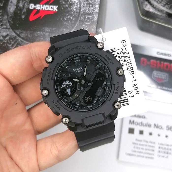 CASIO G-SHOCK GA-2200BB-1A GA-2200BB-1ADR JAM TANGAN PRIA ORIGINAL