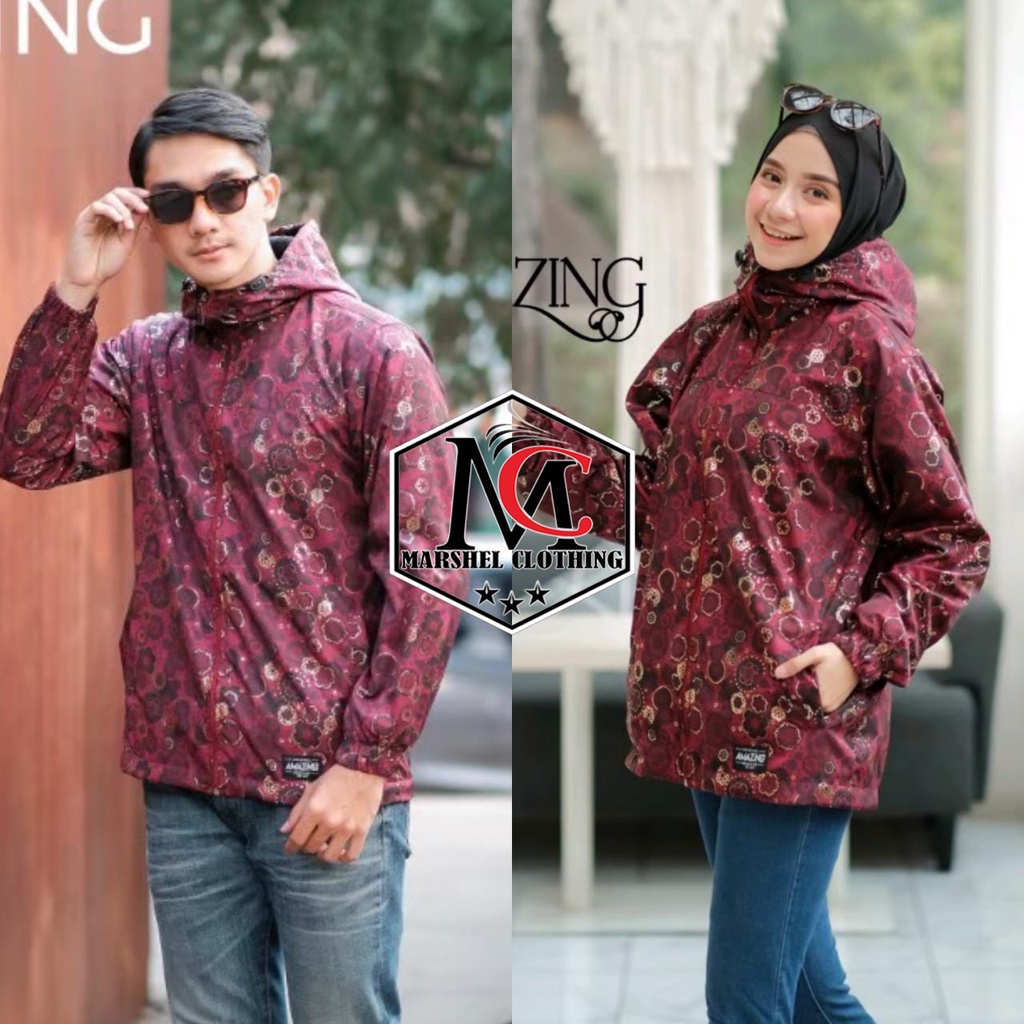 RCL - JAKET AMAZING PARASUT COUPLE ORIGINAL AMAZING-JAKET RAINBOW COUPLE BEST SELLER AG011832