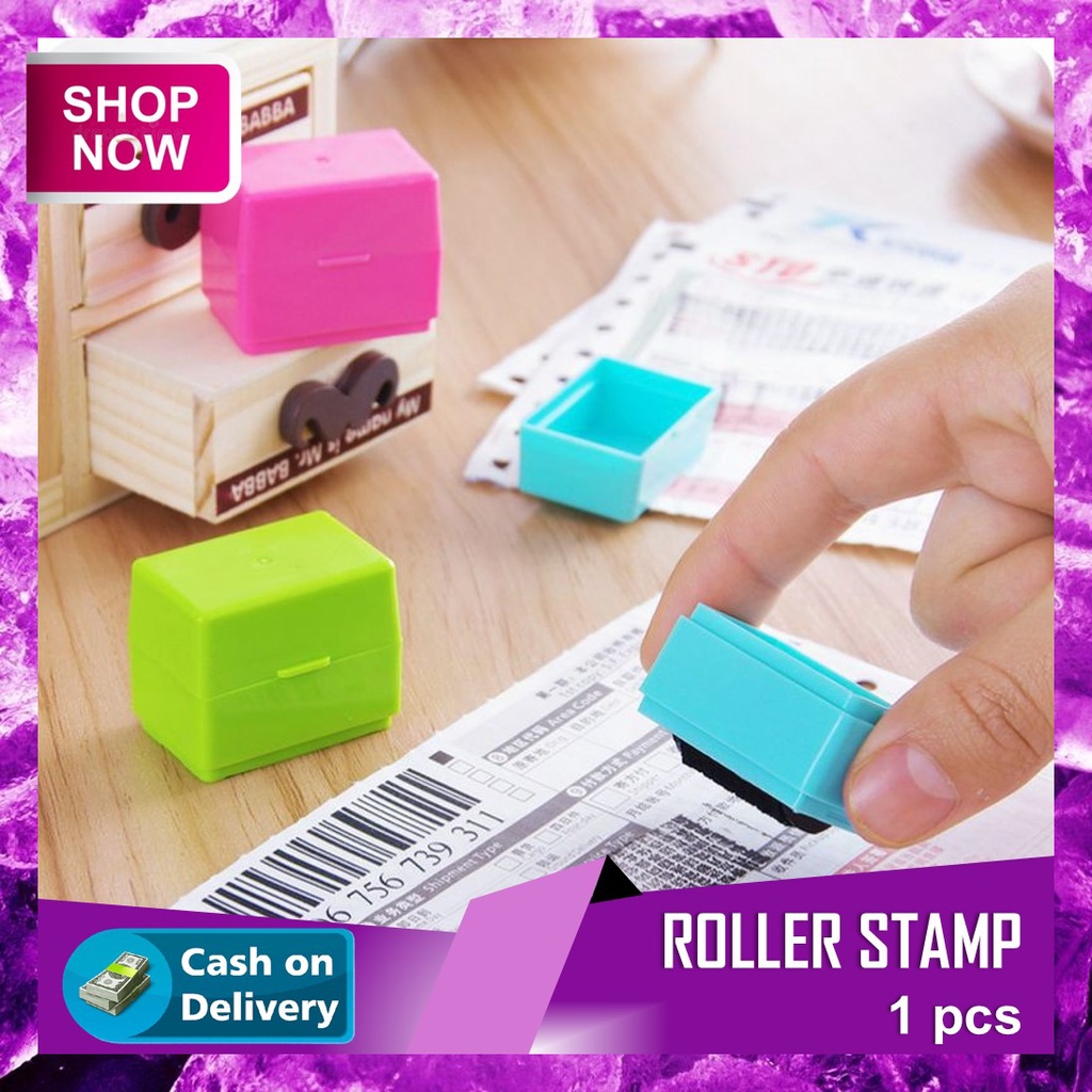 

Pelindung Identitas / Penghapus Resi Alamat Pengiriman Barang / Roller Stamp