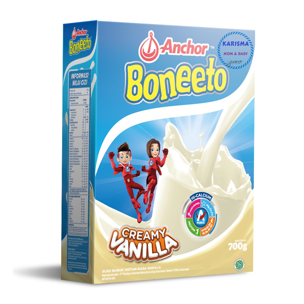 

Boneeto Creamy Vanilla/Yummy Choco 685gr/toko.beby