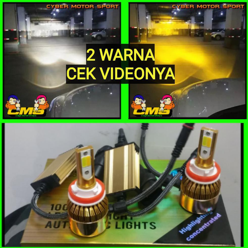 E0919 Led H11 H8 H9 Universal. Lampu Led Foglamp H11. Bohlam Lampu Led H11. Lampu Bumper H11. Led