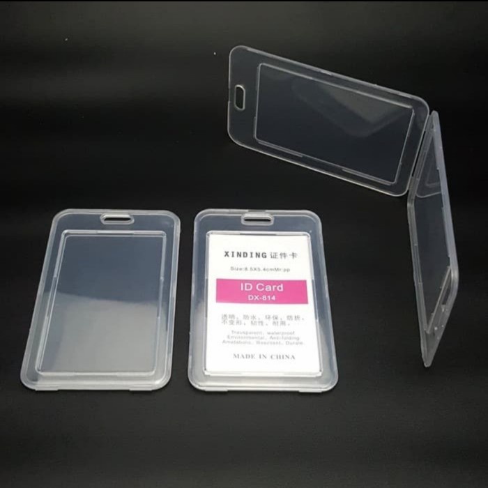 

Promo Casing Box Tempat Id Card Flash Disk Holder Bening Portrait Trendi