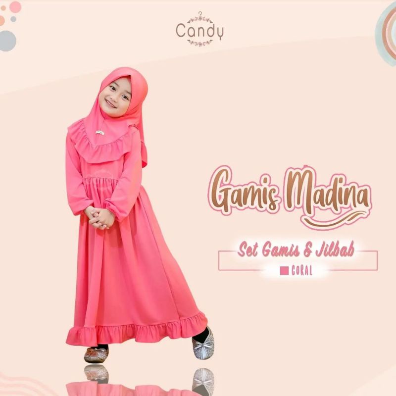 GAMIS + HIJAB MADINA BY CANDY