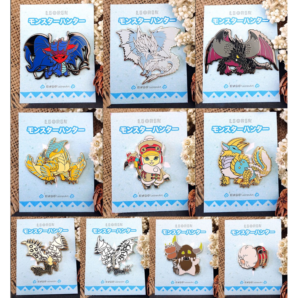 Monster Hunter World Iceborne - Hard Enamel Pin