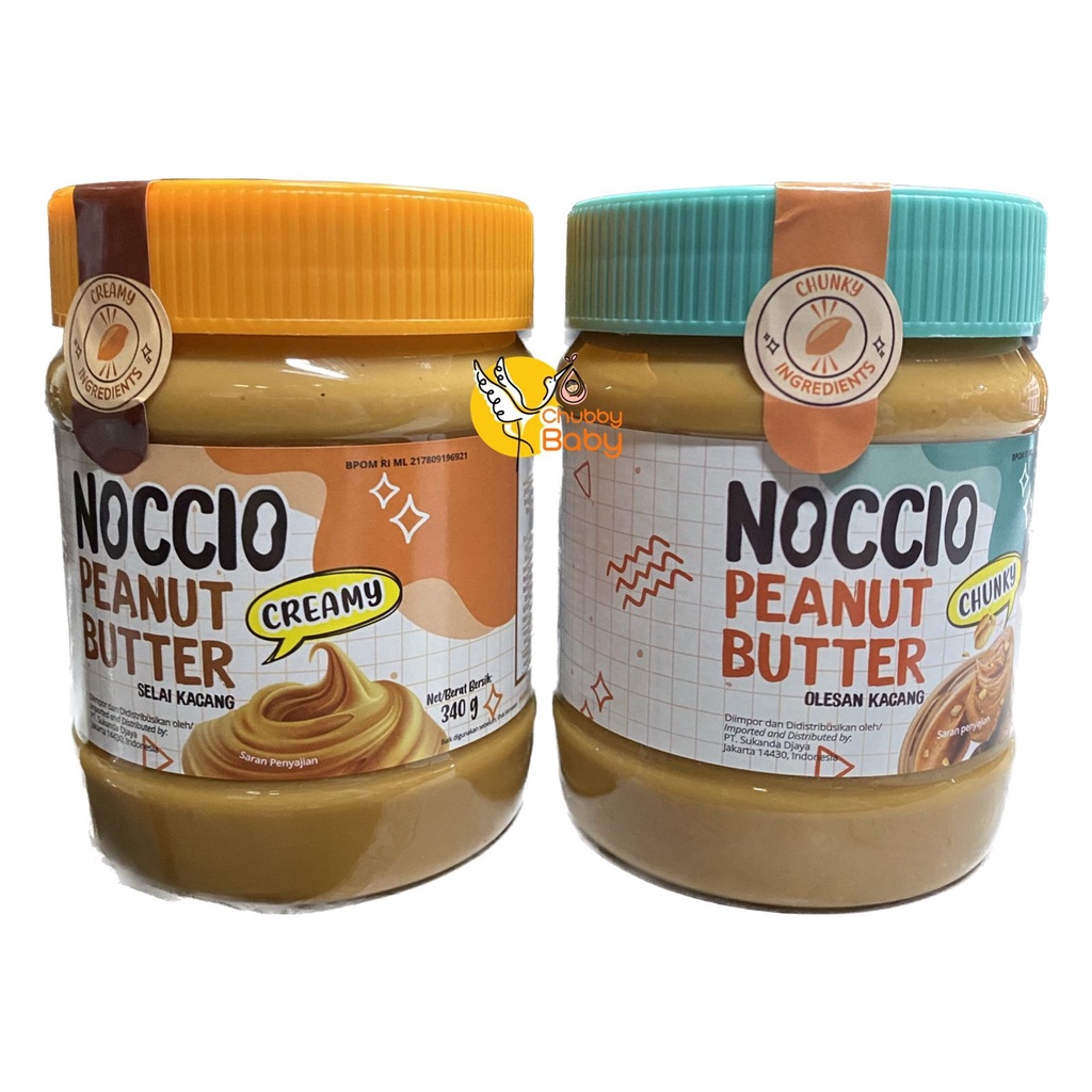 NOCCIO Peanut Butter 340g | Selai Olesan Kacang