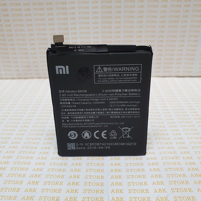 Baterai Batre Battery Xiaomi Mi Mix 2 BM3B Ori