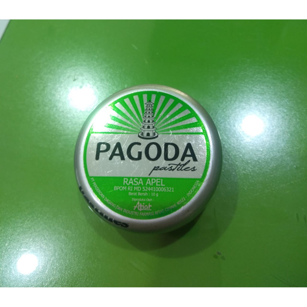 

Pagoda rasa Apel 10 gr - Permen Pastiles