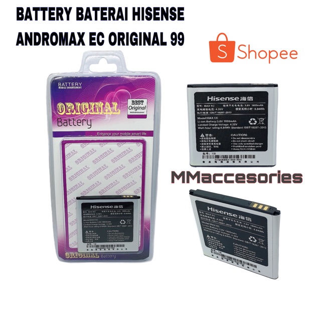 BATTERY ORI 99%ANDROMAX A / ANDROMAX EC