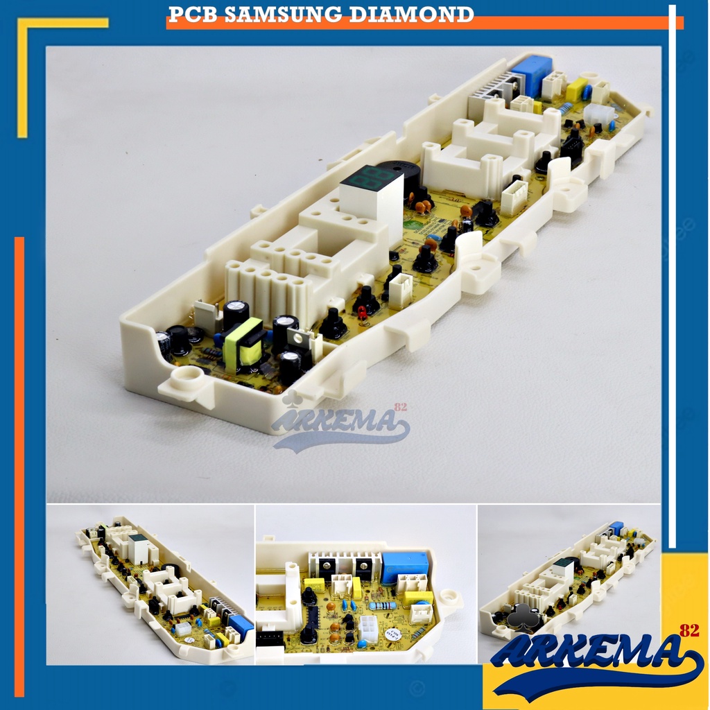 MODUL PCB MESIN CUCI SAMSUNG DIAMOND / MODUL PCB MESIN CUCI SAMSUNG WA70H4000 / WA80H4000 / WA85H4400 / DC92-01681G