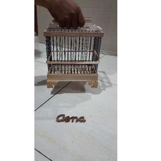 Terbaik.. Sangkar Burung Pleci Kayu Koper Mini Murah