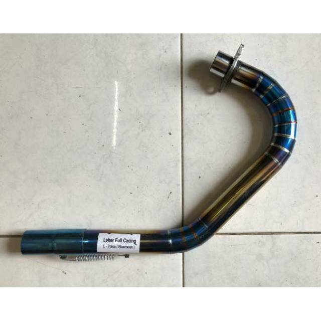 Leher knalpot full cacing boom bluemoon gl megapro tiger jawara