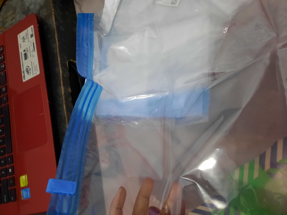 Plastik Vacuum Kompres Untuk Pakaian Handuk Celana 1 Pcs 40 X 60 Cm