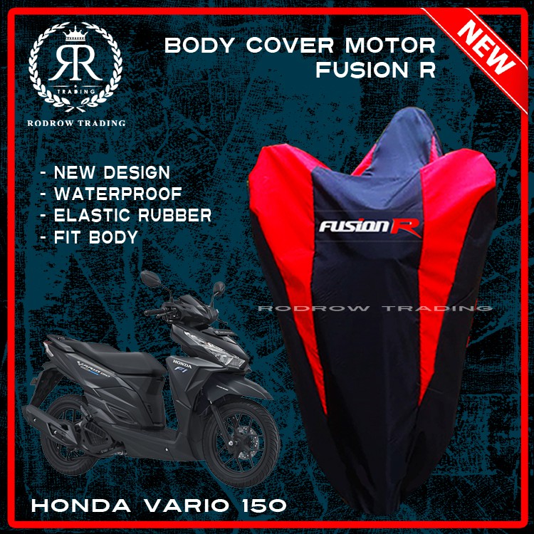 Body Cover Motor Honda Vario 150 / Sarung Motor Vario 150 - FUSION R