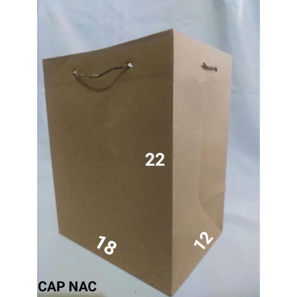 

Paper bag 18×22 polos / Paper bag / Tas kertas / Goodie bag