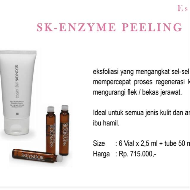 skeyndor enzym peeling