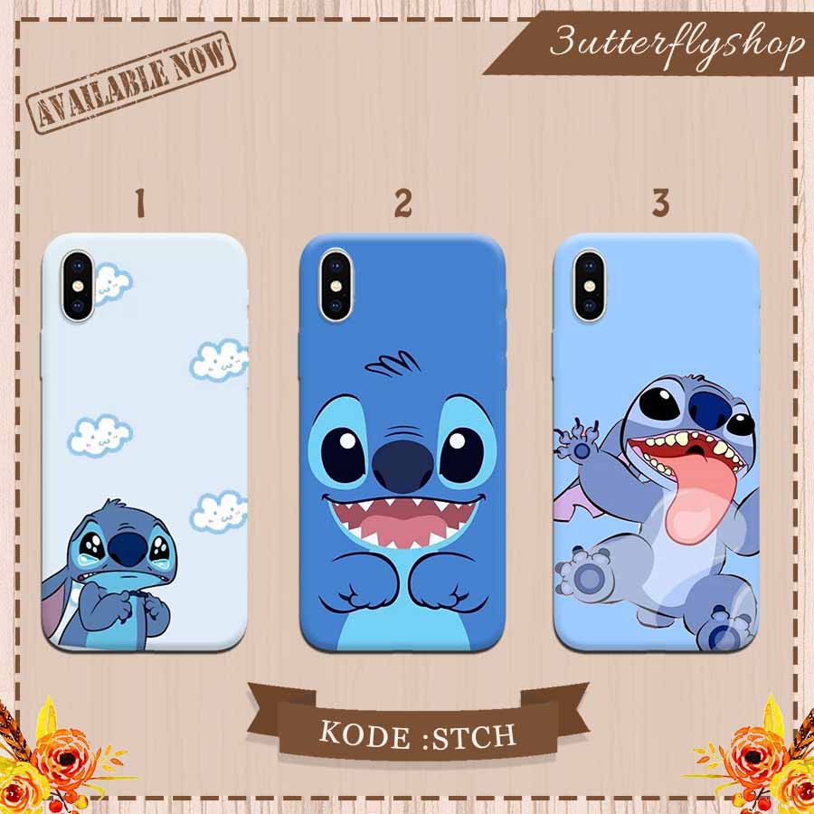 Stich Fun Cartoon casing case Oppo Vivo Realme Redmi Xiaomi Samsung Iphone