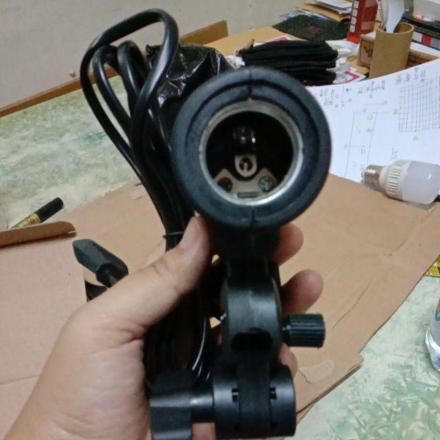 Lamp Holder E 27 Single - Double - 4 Lamp Dengan Dudukan Payung Light Stand Termurah