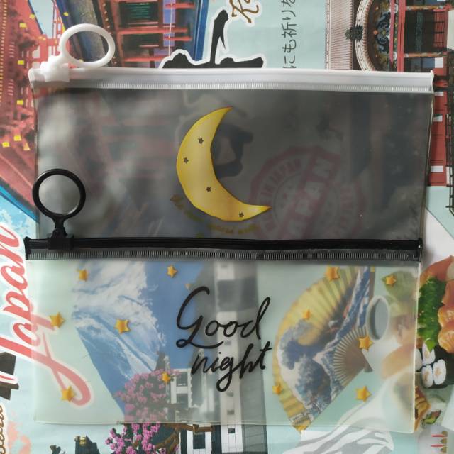 

pouch kotak pensil plastik